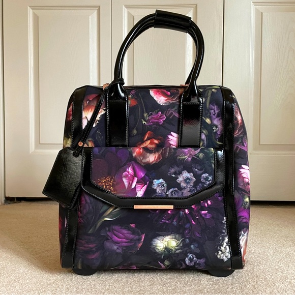 Ted Baker London Bags Ted Baker London Floral Wheel Travel Carryon